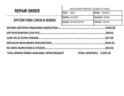 2023 Lincoln Aviator Reserve