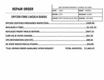 2025 Mazda Mazda CX-90 3.3 Turbo Select