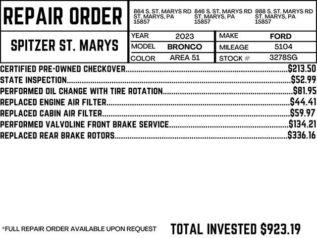 2023 Ford Bronco Wildtrak