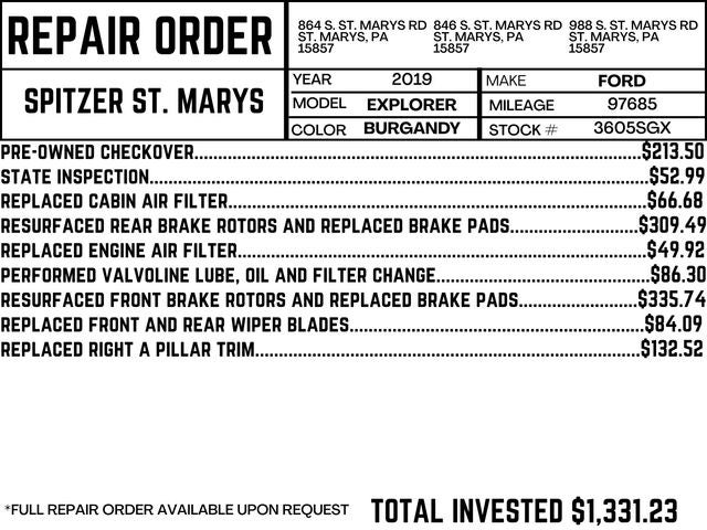 2019 Ford Explorer Sport