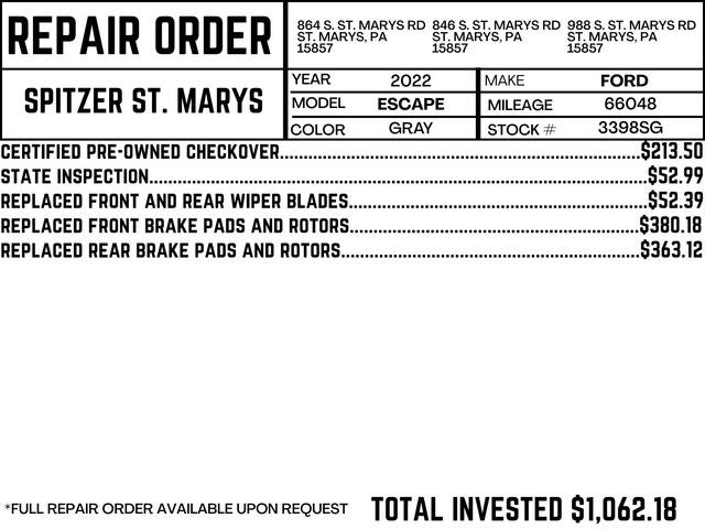 2022 Ford Escape Hybrid SEL
