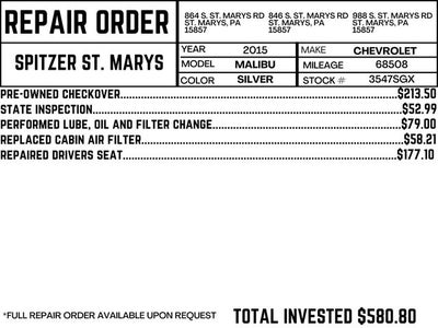 2015 Chevrolet Malibu LT 1LT