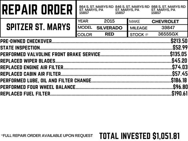 2015 Chevrolet Silverado 2500HD High Country