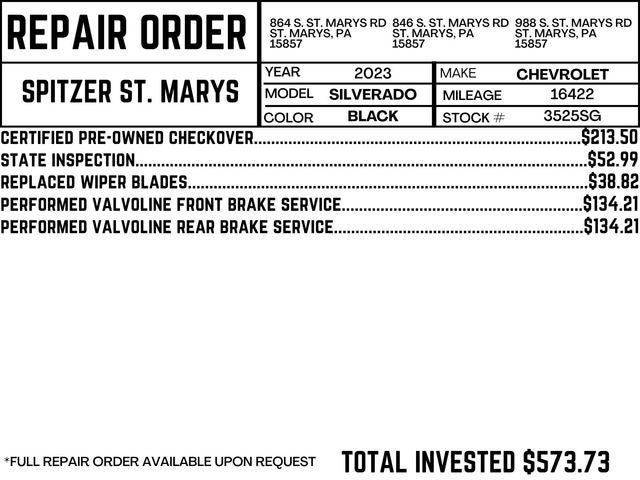 2023 Chevrolet Silverado 1500 Custom