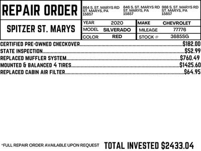 2020 Chevrolet Silverado 1500 RST