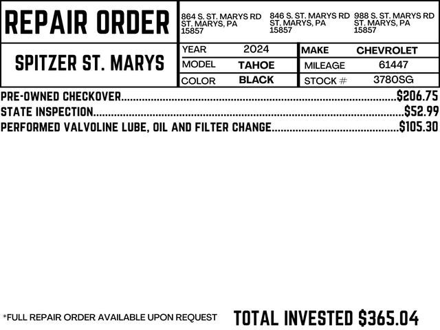 2024 Chevrolet Tahoe LT