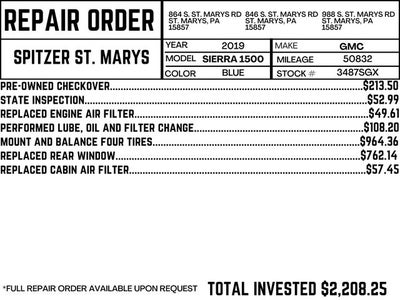 2019 GMC Sierra 1500 SLE