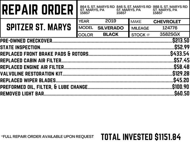 2019 Chevrolet Silverado 1500 LD LT