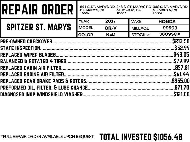 2017 Honda CR-V Touring