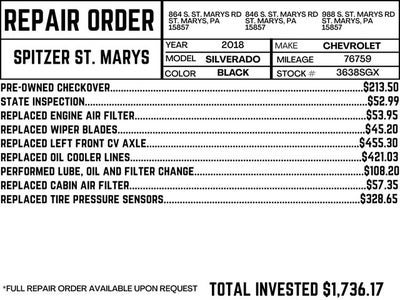 2018 Chevrolet Silverado 1500 Custom