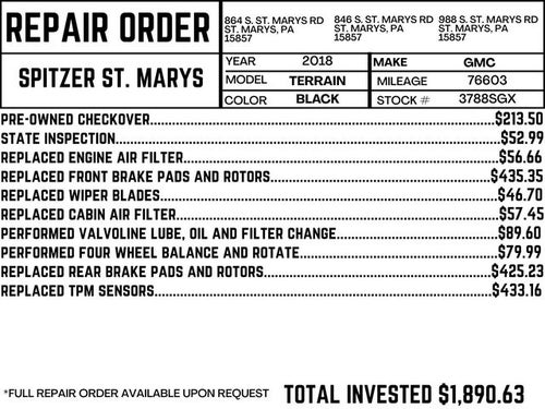 2018 GMC Terrain SLT