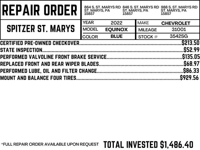 2022 Chevrolet Equinox RS
