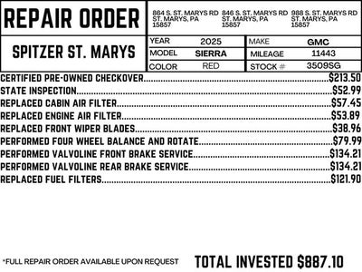 2025 GMC Sierra 1500 AT4