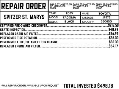 2025 Toyota Tacoma SR5
