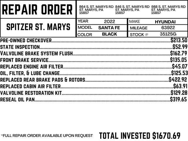 2022 Hyundai Santa Fe Limited