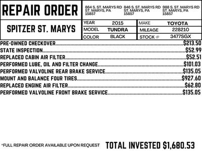 2015 Toyota Tundra SR5