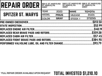 2023 Toyota Prius XLE