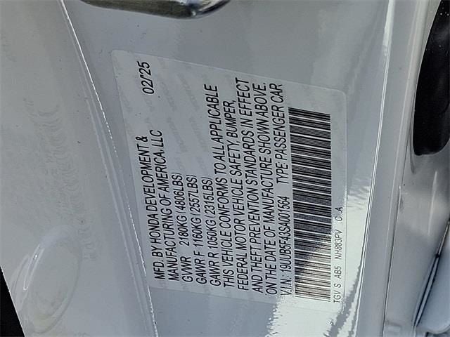 2025 Acura TLX Technology Package