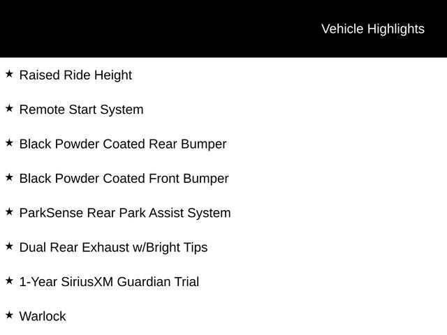 2021 RAM 1500 Classic Warlock