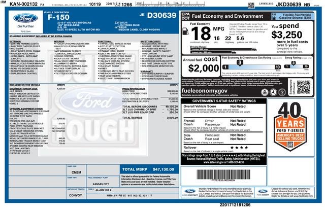 2018 Ford F-150 XLT