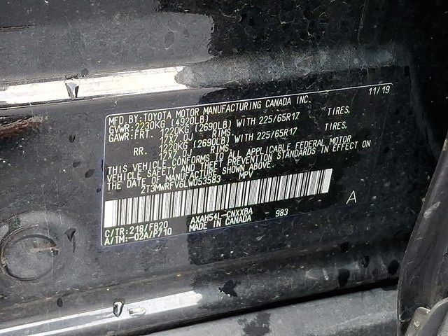 2020 Toyota RAV4 Hybrid LE