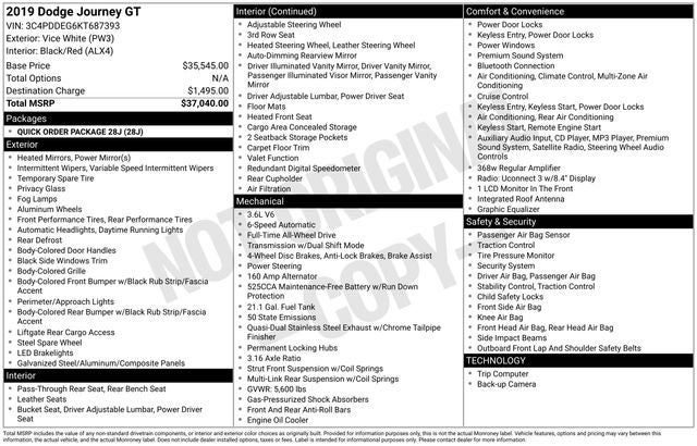 2019 Dodge Journey GT