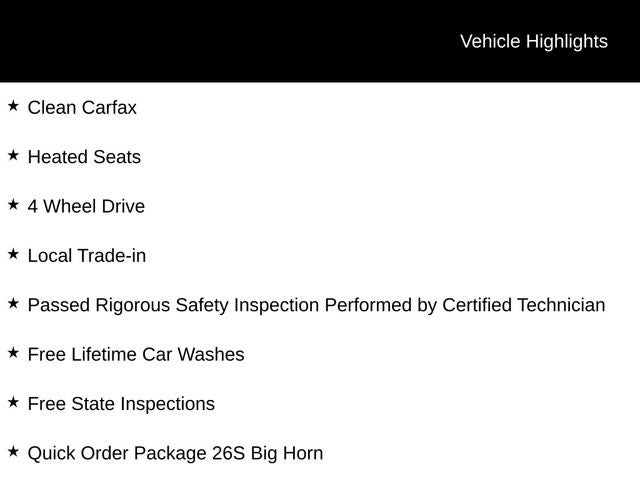 2017 RAM 1500 Big Horn