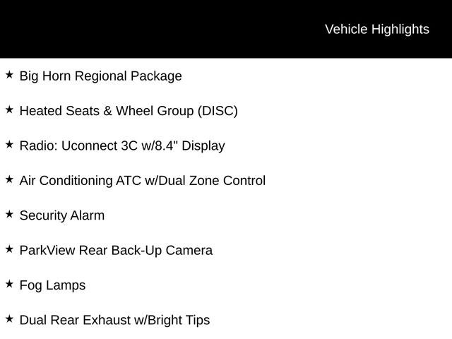 2017 RAM 1500 Big Horn