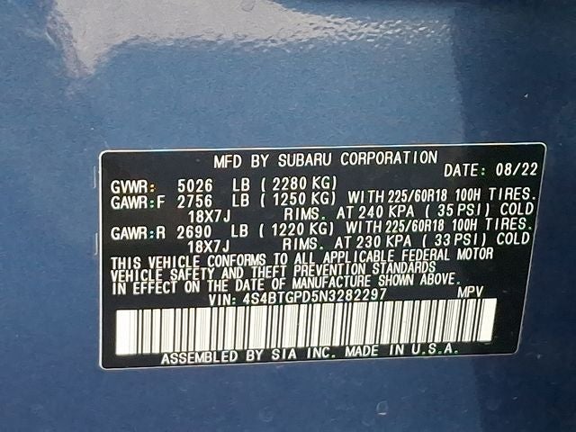 2022 Subaru Outback Touring XT