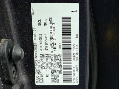 2022 Toyota Tundra SR5