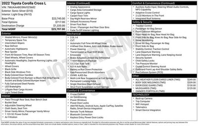 2022 Toyota Corolla Cross L