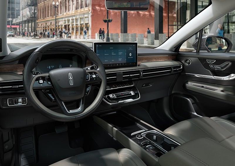 The interior dashboard of 2024 Lincoln Corsair® SUV is shown here. | Spitzer Lincoln DuBois in Du Bois PA
