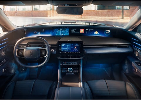 The panoramic display is shown in a 2024 Lincoln Nautilus® SUV. | Spitzer Lincoln DuBois in Du Bois PA