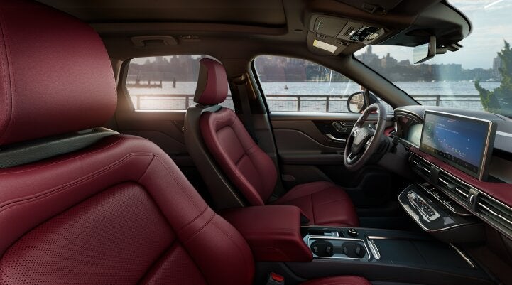 The available Perfect Position front seats in the 2025 Lincoln Corsair® SUV are shown. | Spitzer Lincoln DuBois in Du Bois PA