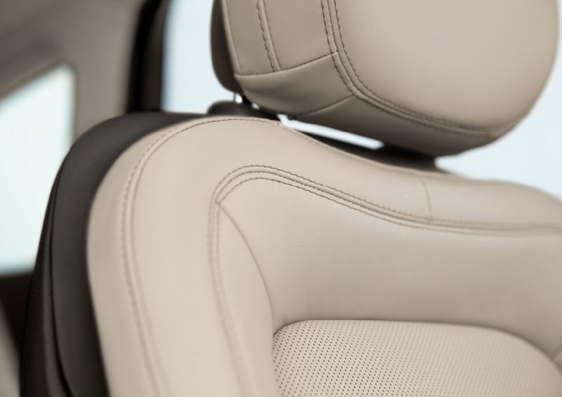 Fine craftsmanship is shown through a detailed image of front-seat stitching. | Spitzer Lincoln DuBois in Du Bois PA