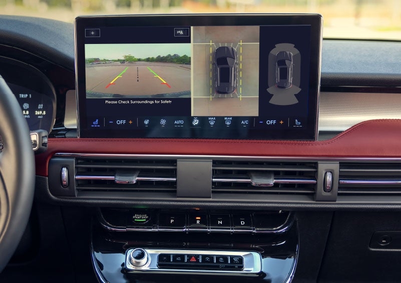 The large center touchscreen of a 2024 Lincoln Corsair® SUV is shown. | Spitzer Lincoln DuBois in Du Bois PA