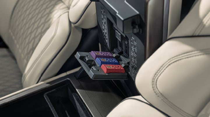 Digital Scent cartridges are shown in the diffuser located in the center arm rest. | Spitzer Lincoln DuBois in Du Bois PA