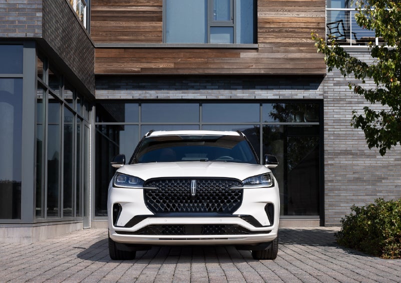 The front of a 2026 Lincoln Aviator® SUV is shown. | Spitzer Lincoln DuBois in Du Bois PA