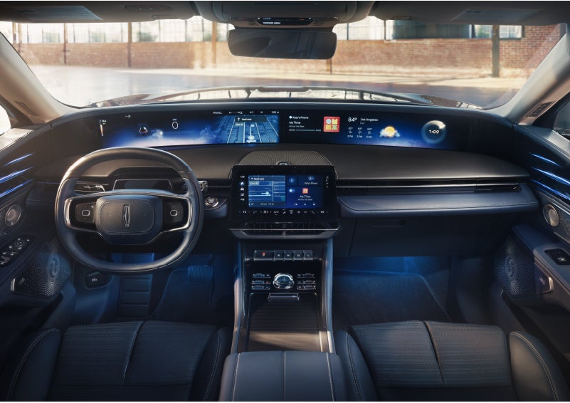 The panoramic display is shown in a 2026 Lincoln Nautilus® SUV. | Spitzer Lincoln DuBois in Du Bois PA