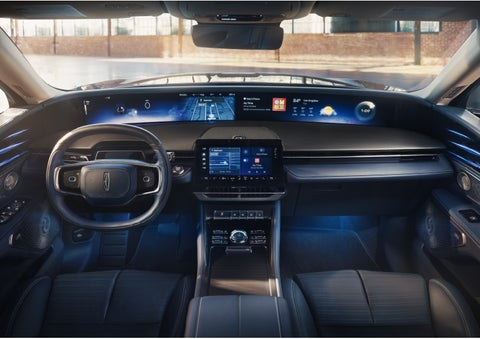 The panoramic display is shown in a 2026 Lincoln Nautilus® SUV. | Spitzer Lincoln DuBois in Du Bois PA