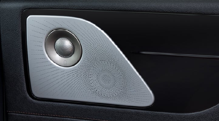 A close-up view of the available Revel® Ultima 3D Audio System. | Spitzer Lincoln DuBois in Du Bois PA