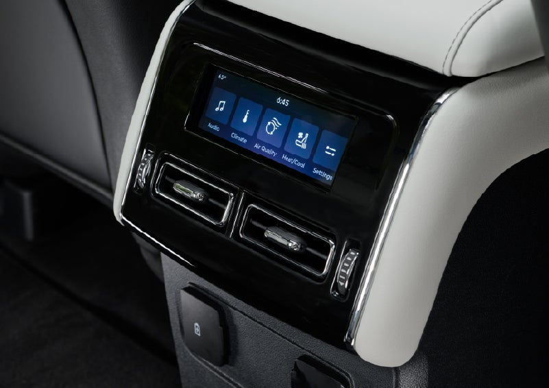 The second row touch screen displays audio and temperature control settings. | Spitzer Lincoln DuBois in Du Bois PA