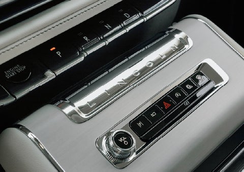 The piano key gear selector of a 2027 Lincoln Aviator® Back Label™ SUV. | Spitzer Lincoln DuBois in Du Bois PA